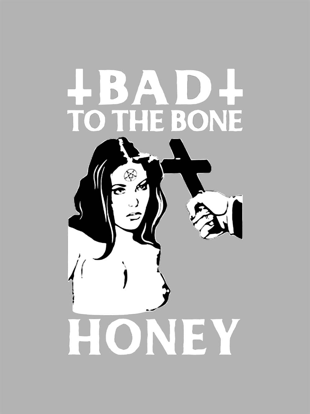 Bad To The Bone Honey Washed Tshirt