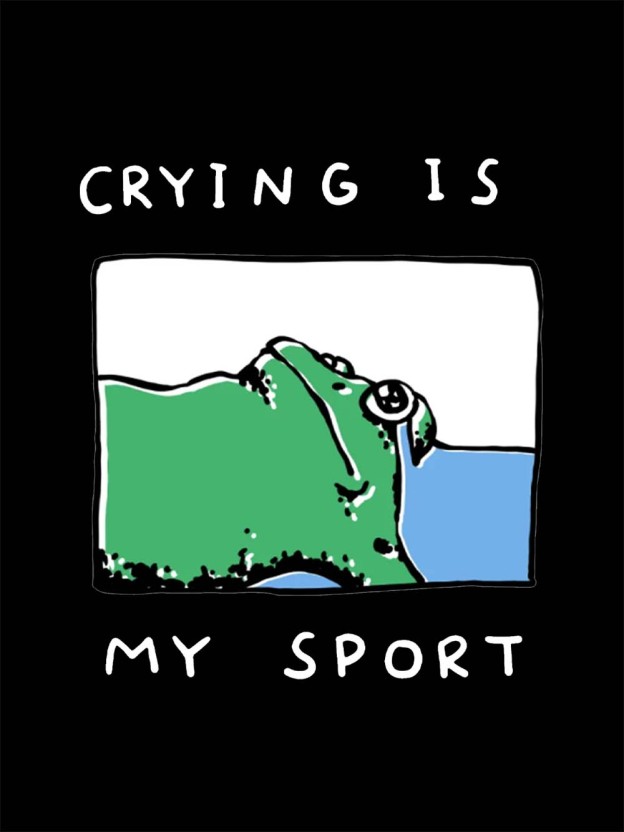 Crying Is My Sport Washed Tshirt
