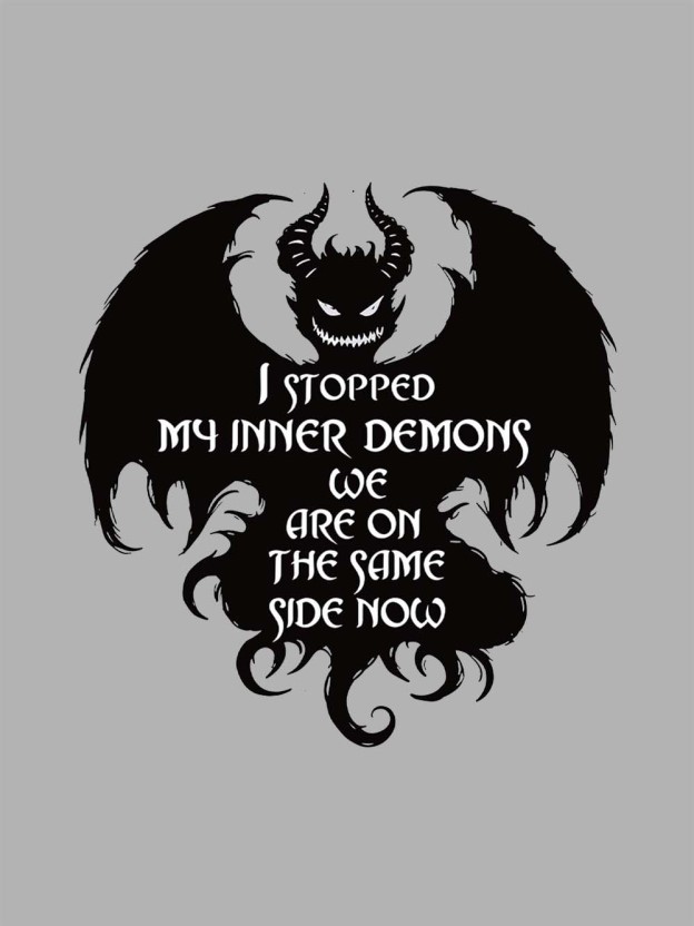 Embracing My Inner Demons Washed Tshirt