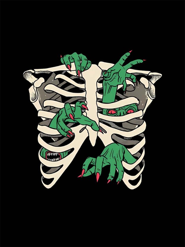 MONSTERS WITHIN WASHED TSHIRT