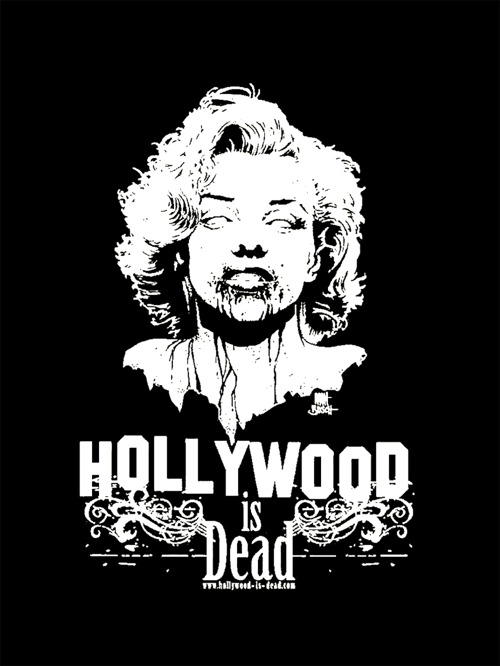 Hollywood Is Dead Washed Tshirt