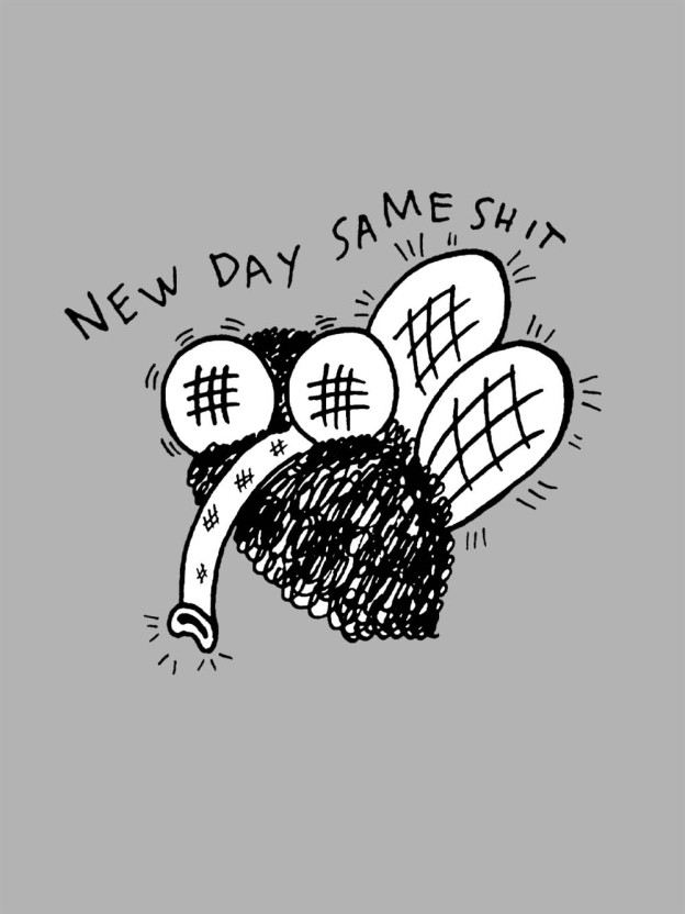 New Day Same Shit Washed Tshirt