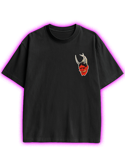 TATTOOED MYSTIQUE DOUBLE SIDED PRINT WASHED TSHIRT