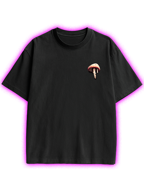 MELTING GIRL DOUBLE SIDED PRINT WASHED TSHIRT