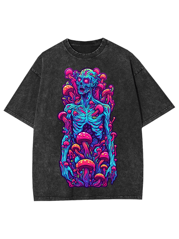 Mushroom Rebirth Washed Tshirt