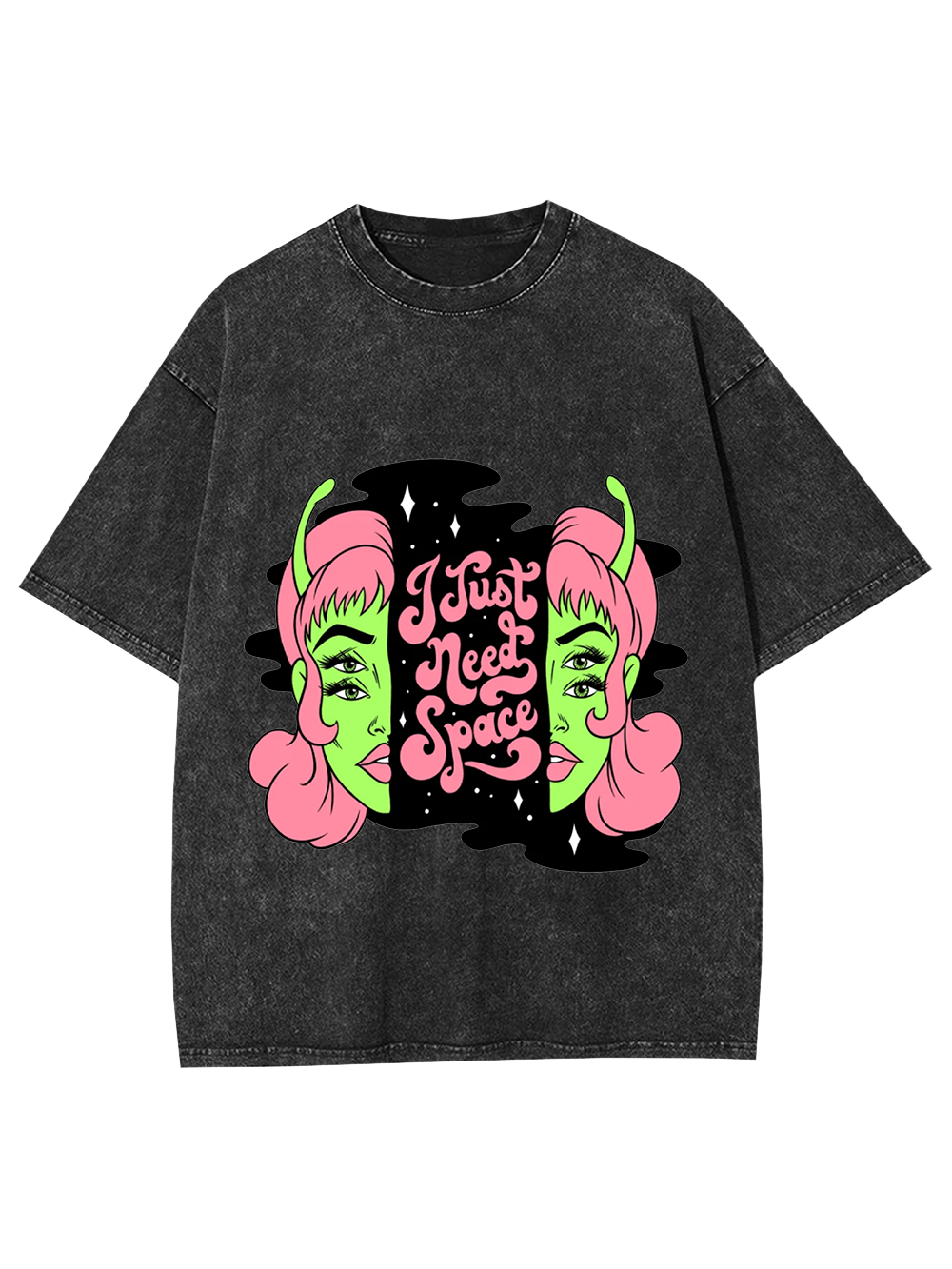 I Just Need Space Washed Tshirt