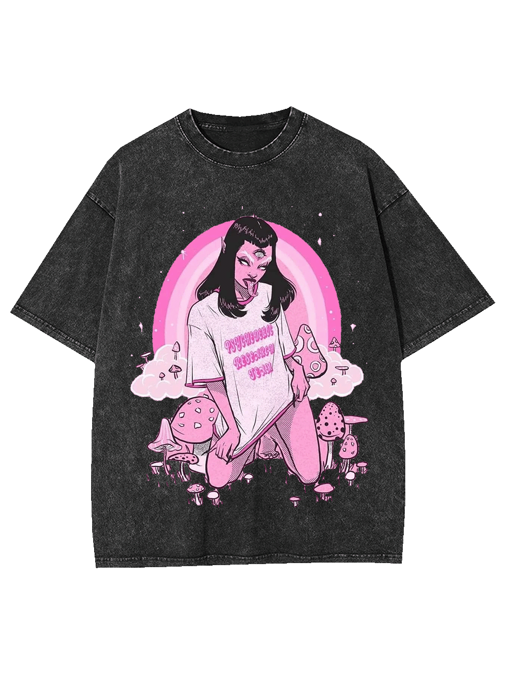 Dreamy Girl Washed Tshirt-ClassyOutlaw Sale