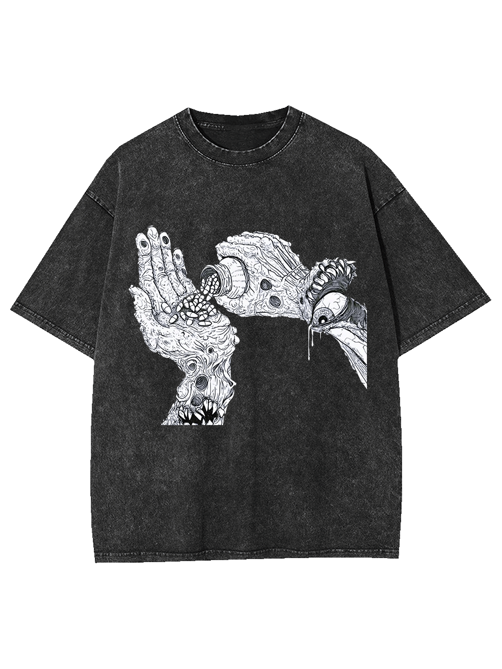 DISTORTED REALITY WASHED TSHIRT