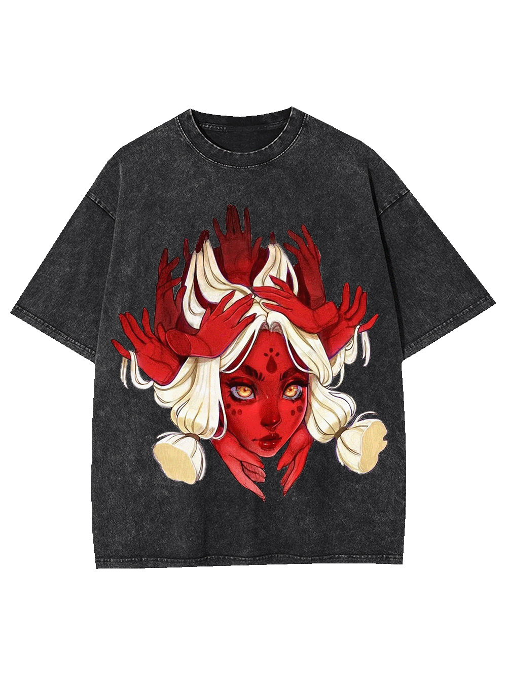 DEMON QUEEN WASHED TSHIRT