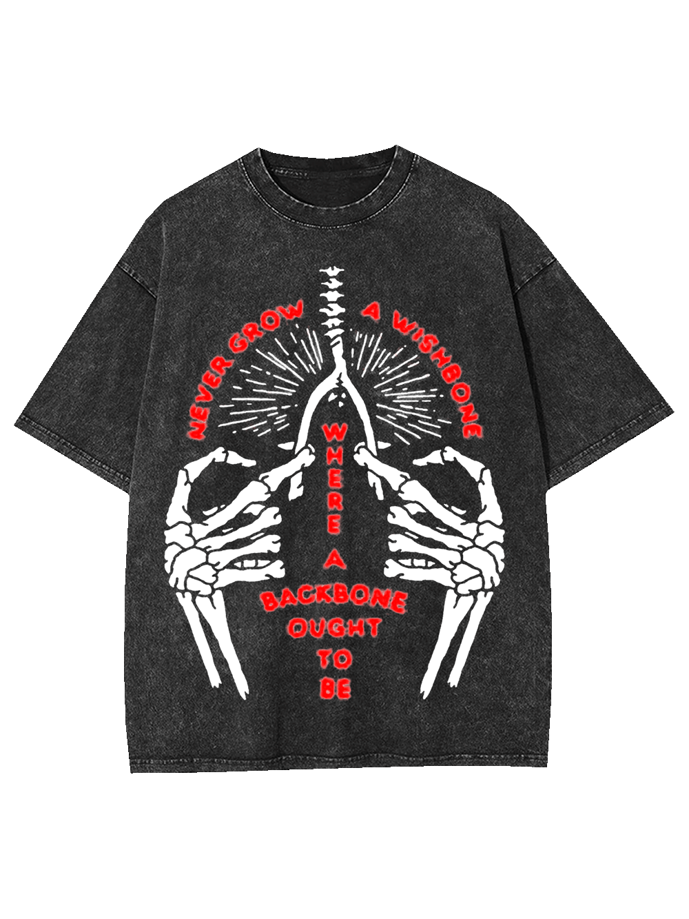 BACKBONE OUGHT WASHED TSHIRT