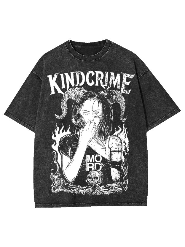 KIND CRIME WASHED TSHIRT