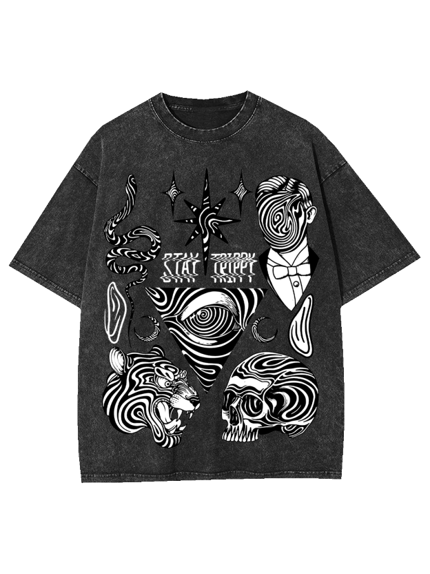 Patterns of Mystery Washed Tshirt