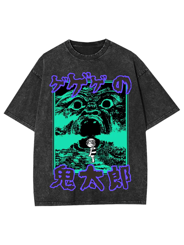 GeGeGe no Kitaro Washed Tshirt