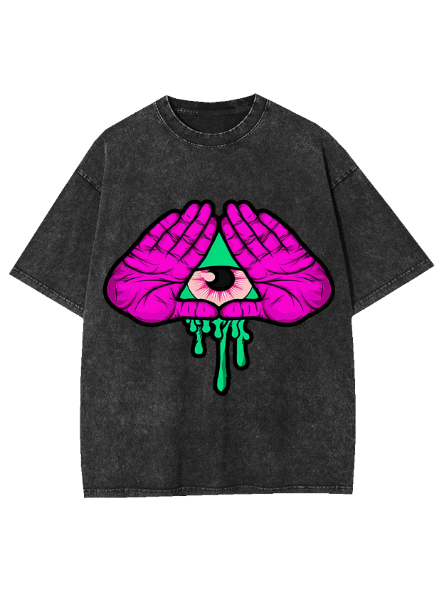 VISION OF THE ALL-SEEING WASHED TSHIRT