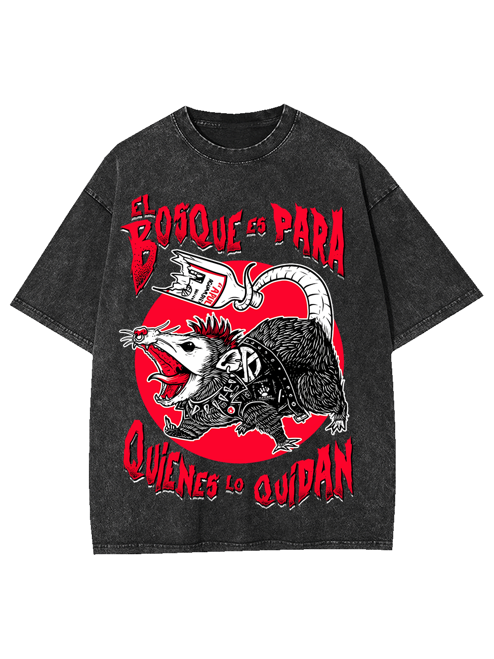 The Forest Is for Those Who Care Washed Tshirt