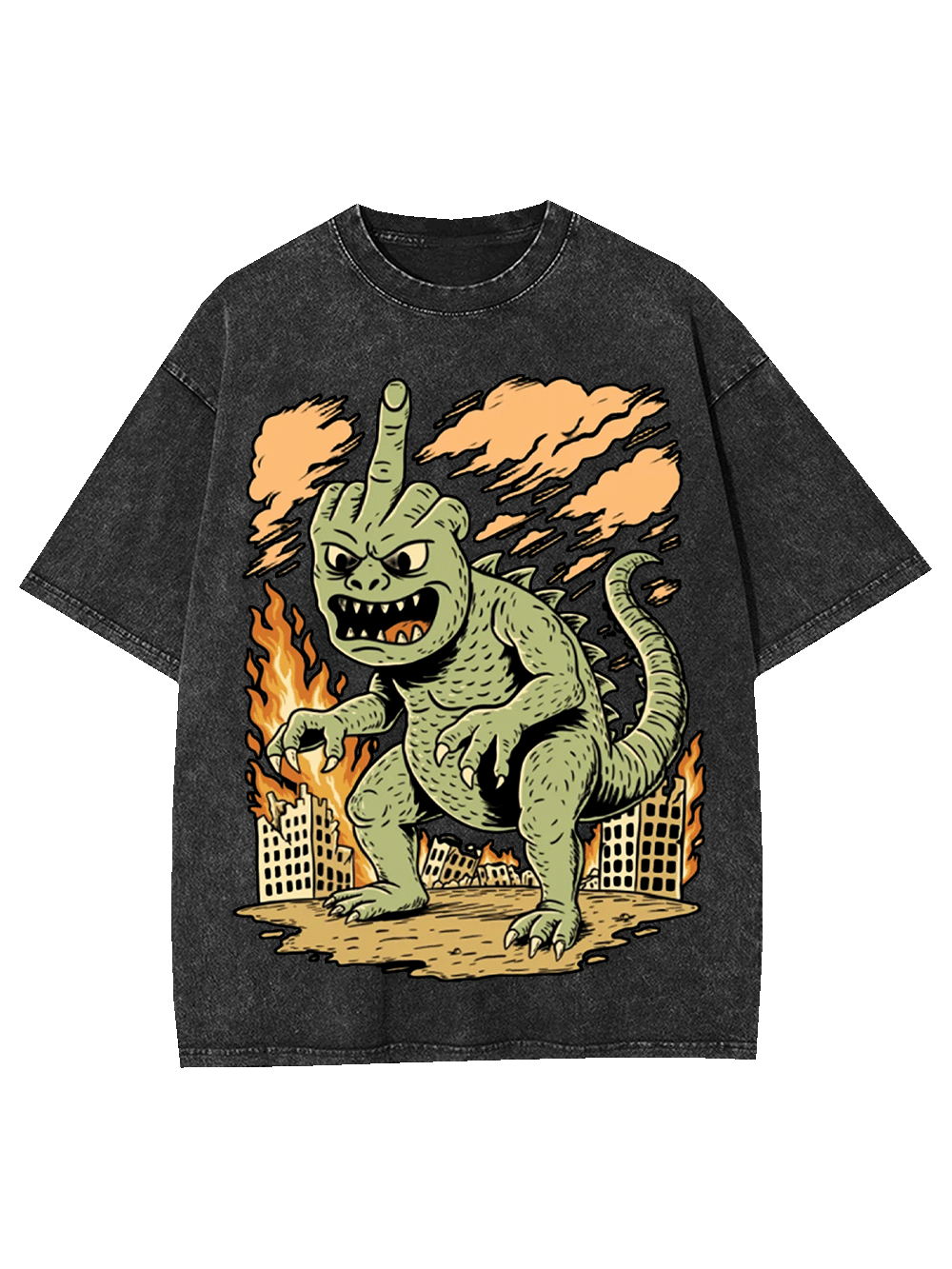 Rampaging Beast Washed Tshirt