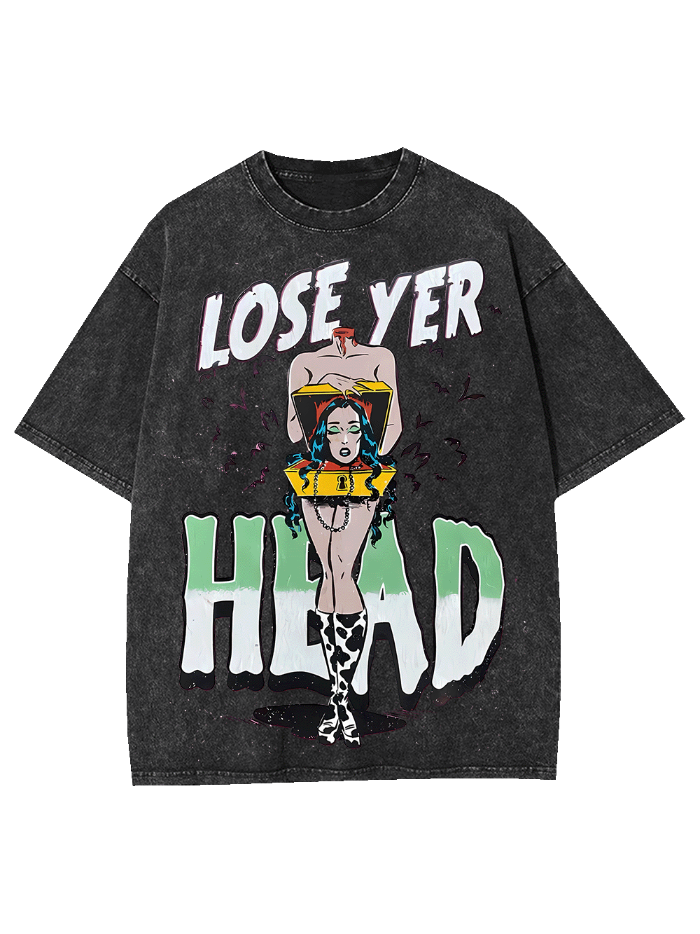 LOST YER HEAD WASHED TSHIRT