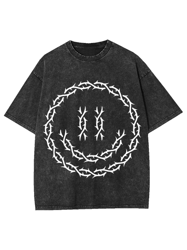 Thorned Smile Washed Tshirt