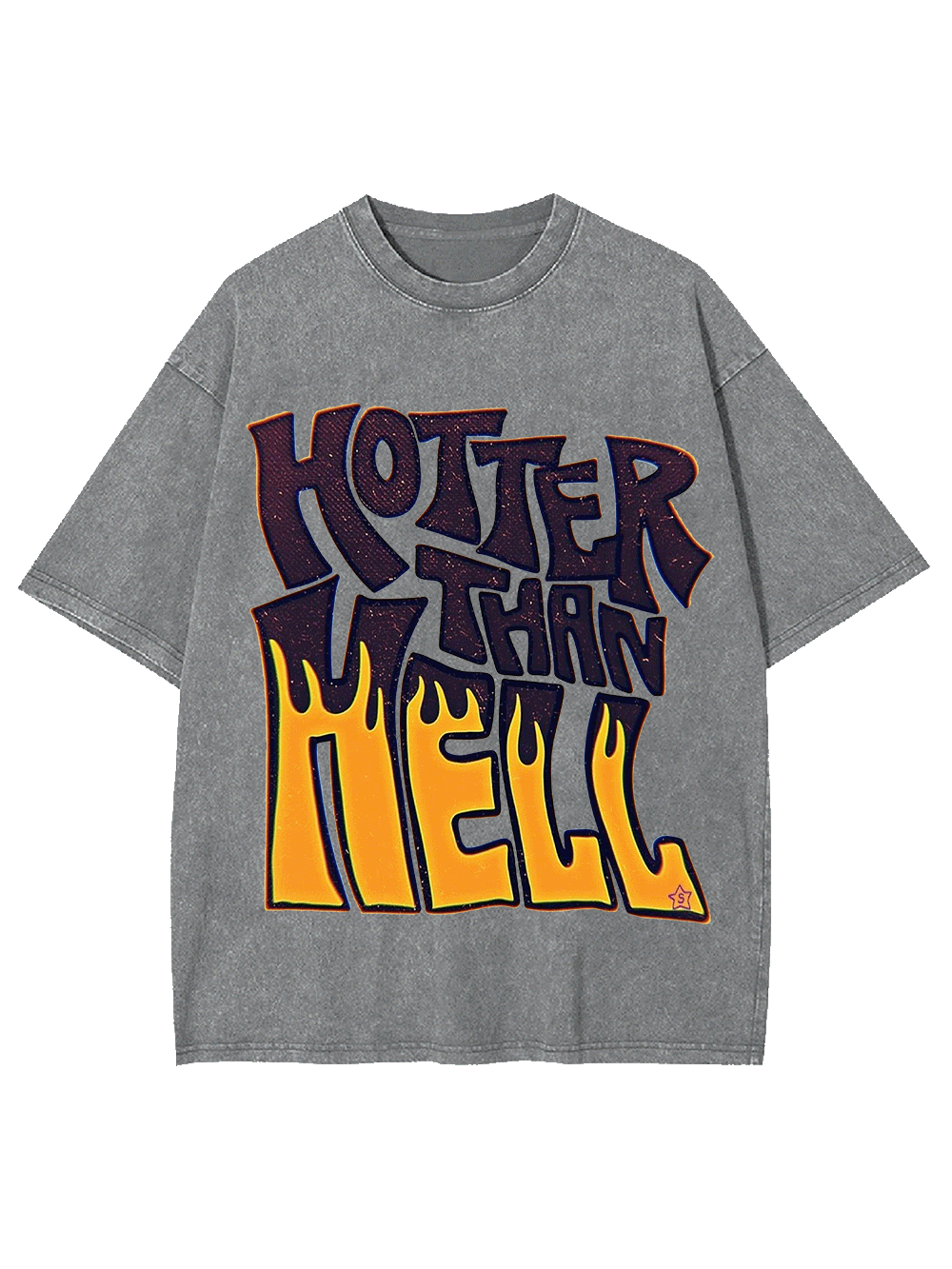 Hotter Than Hell Washed Tshirt