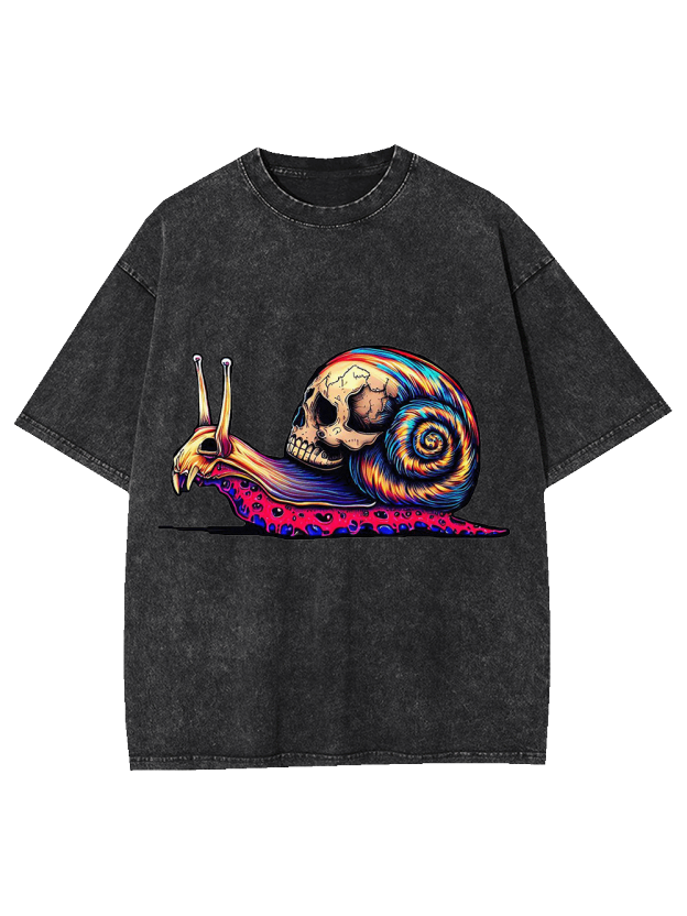 The Crawling Skull Washed Tshirt
