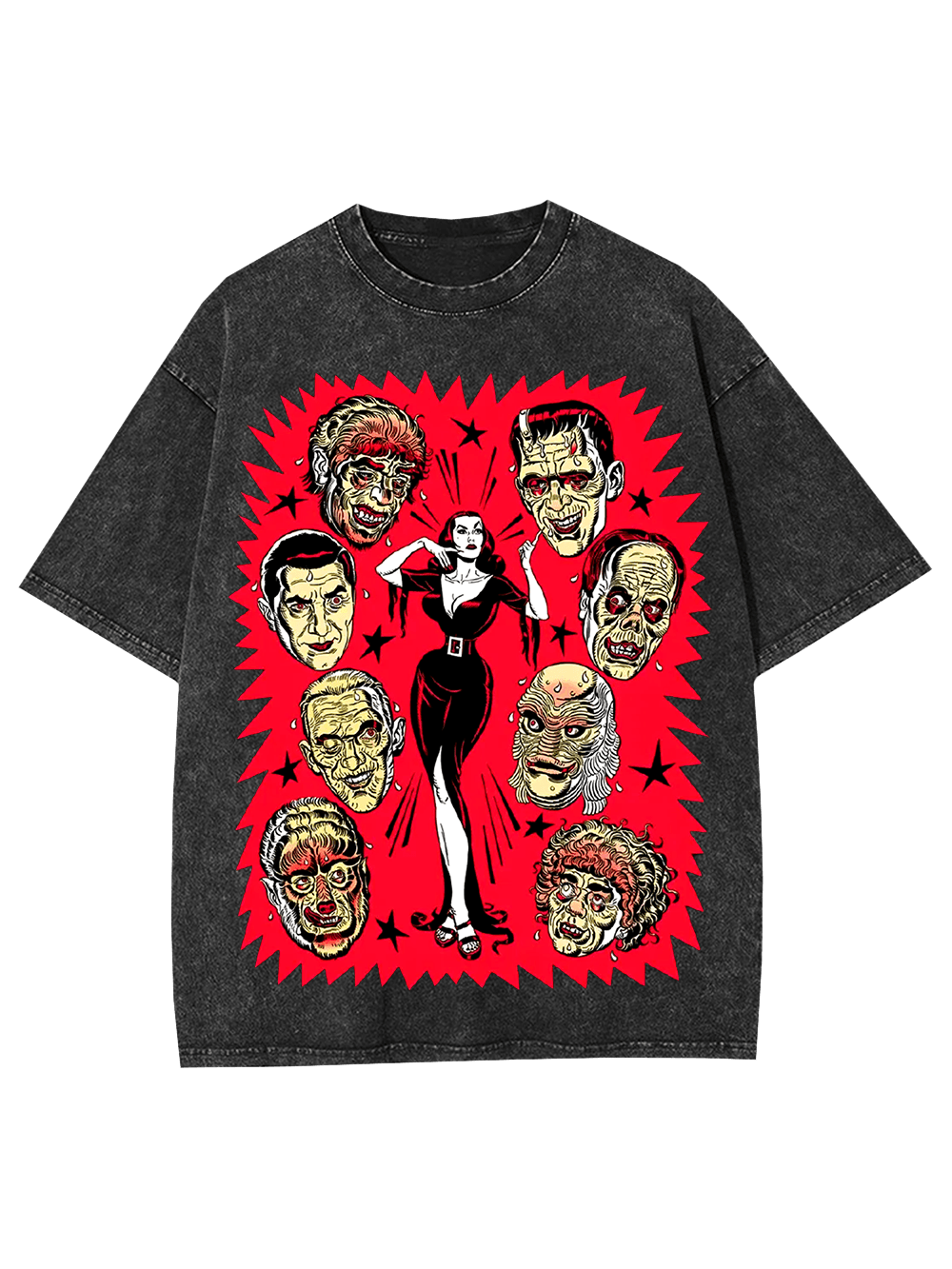 Queen of Monsters Washed Tshirt