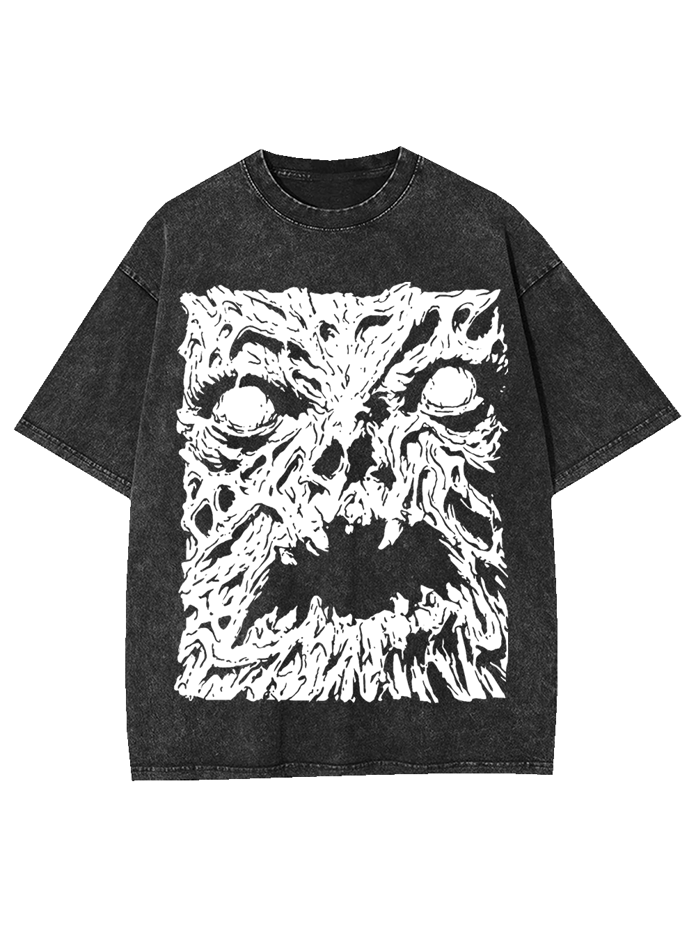 The Melting Face of Horror Washed Tshirt