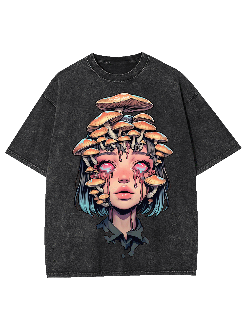 Mushroom Tears Washed Tshirt