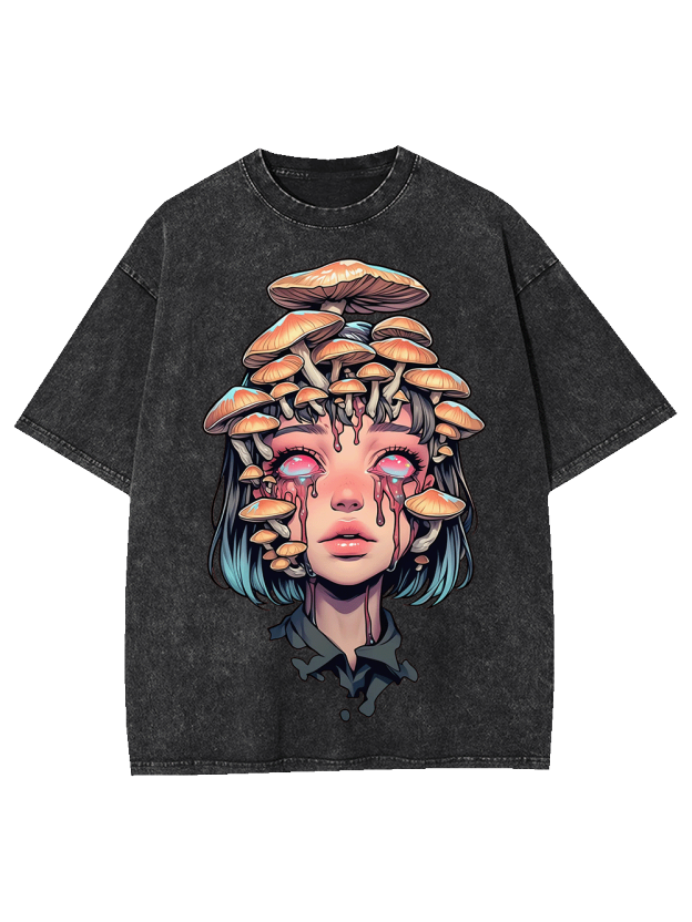 Mushroom Tears Washed Tshirt