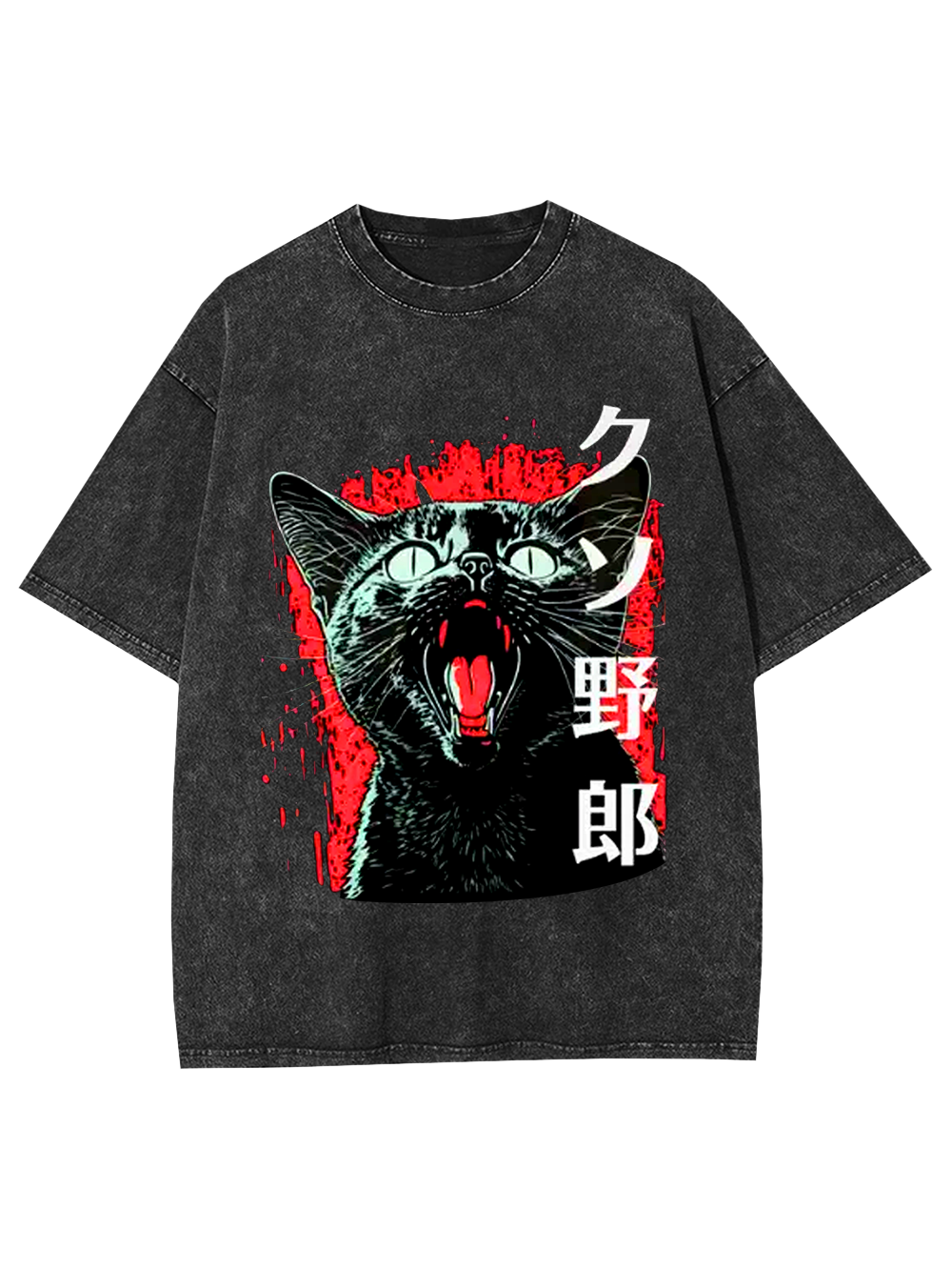Fierce Feline Fury Washed Tshirt