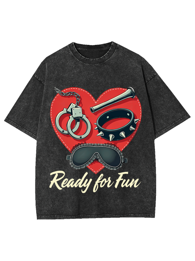 Ready For Fun Washed Tshirt