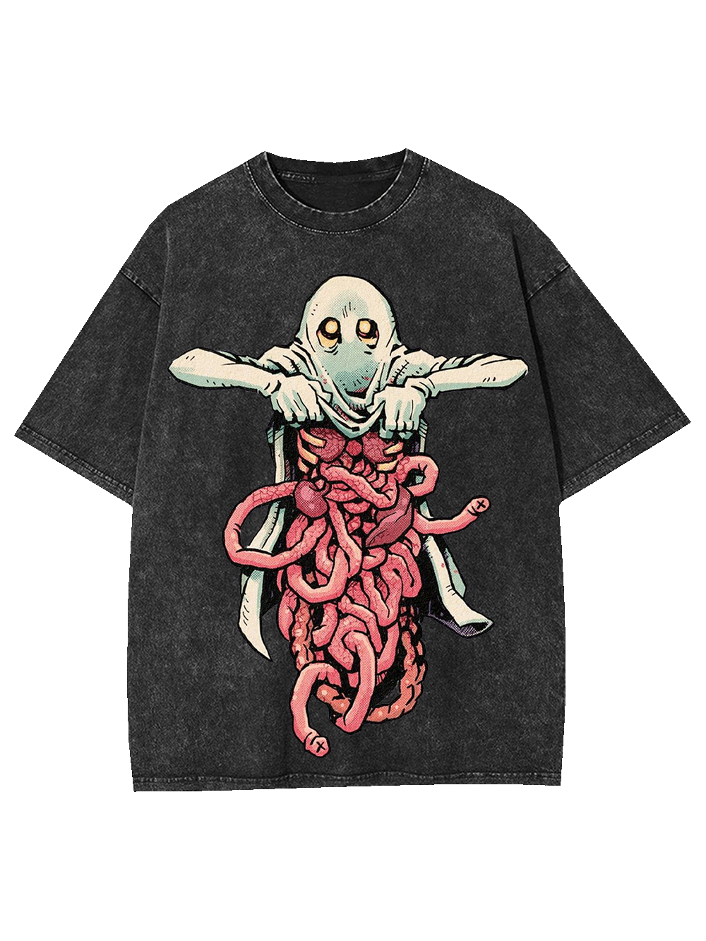 EXPOSED VISCERA WASHED TSHIRT