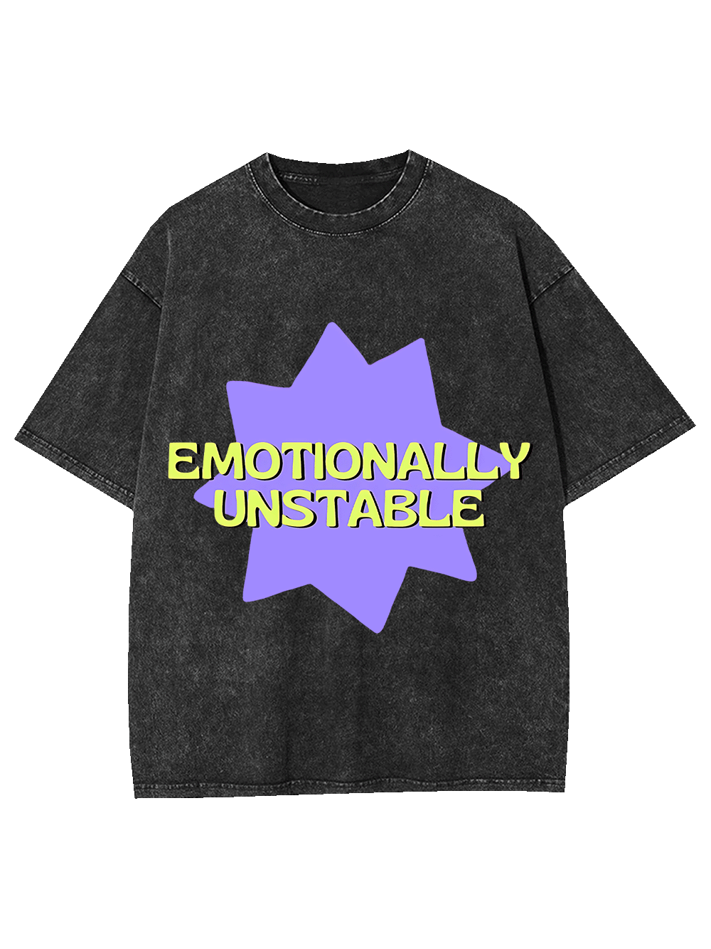 Emotionally Unstable Washed Tshirt