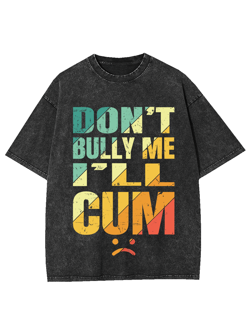 Don't Bully Me I'll Cum Washed Tshirt