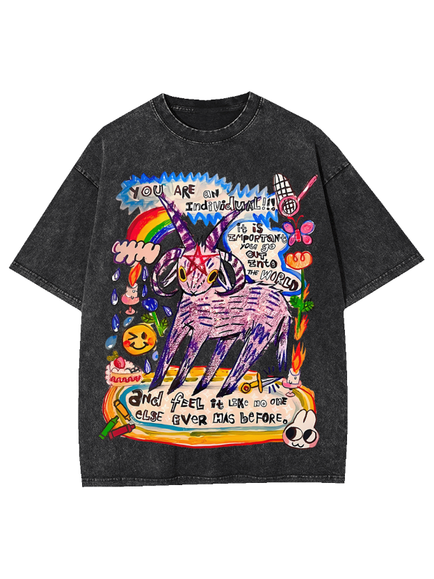 EMBRACE YOUR INDIVIDUALITY WASHED TSHIRT