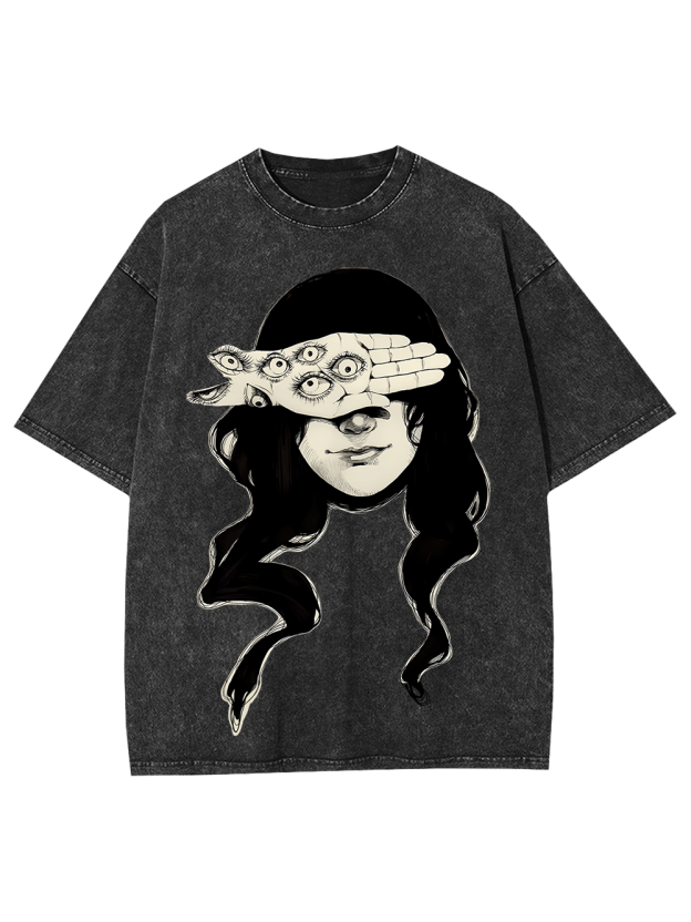 Eyes On Hand Washed Tshirt