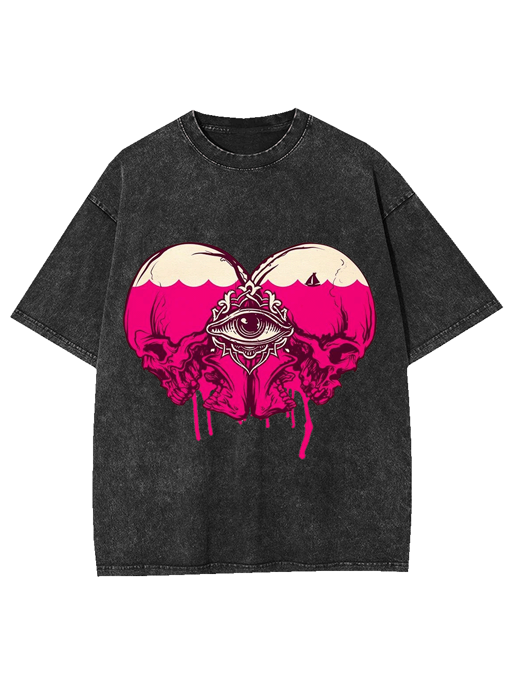 Heart of the All-Seeing Washed Tshirt