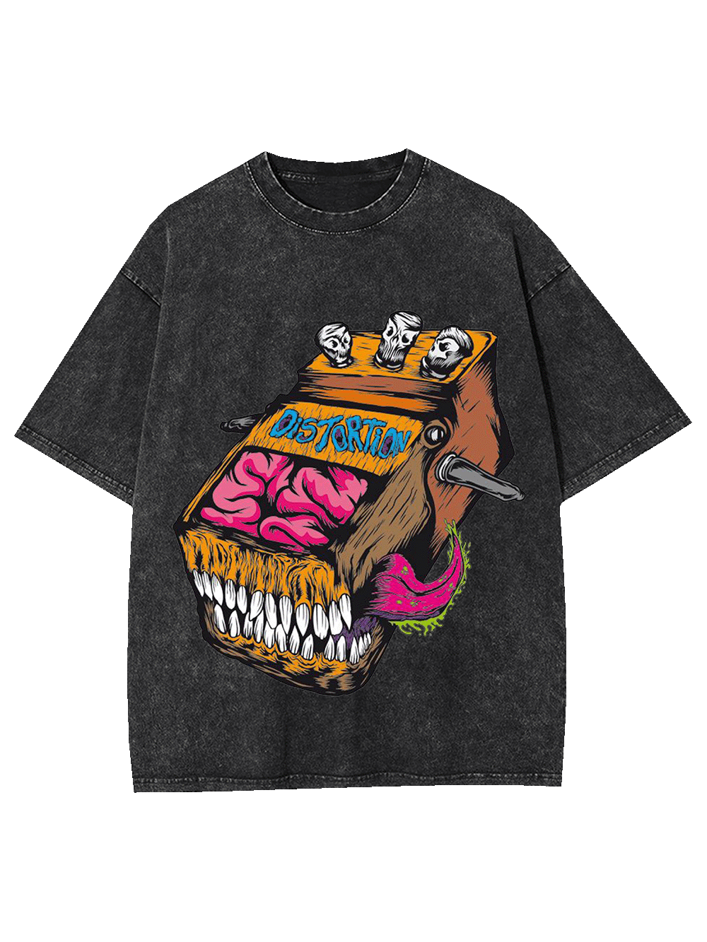 BRAIN DISTORTION DEVICE WASHED TSHIRT