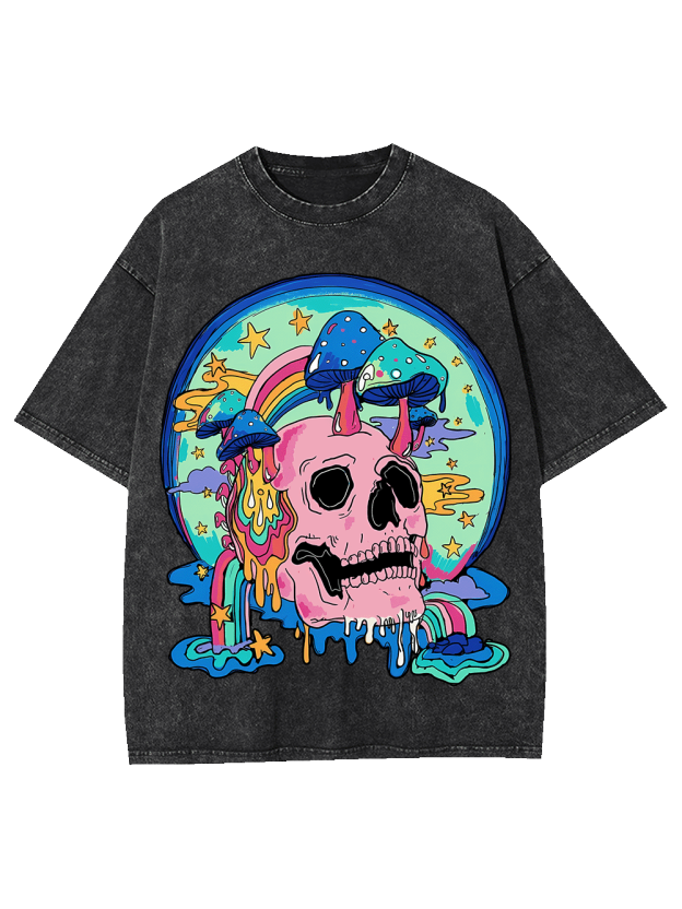 MUSHROOM DREAMSCAPE WASHED TSHIRT