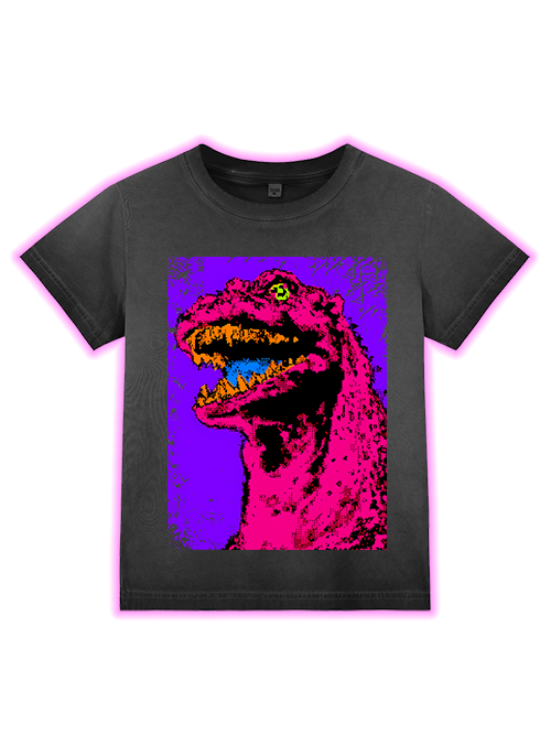 Neon Roar Washed Slim Tshirt