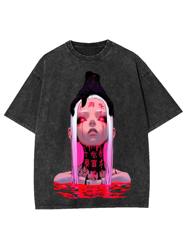 Crimson Curse Washed Tshirt