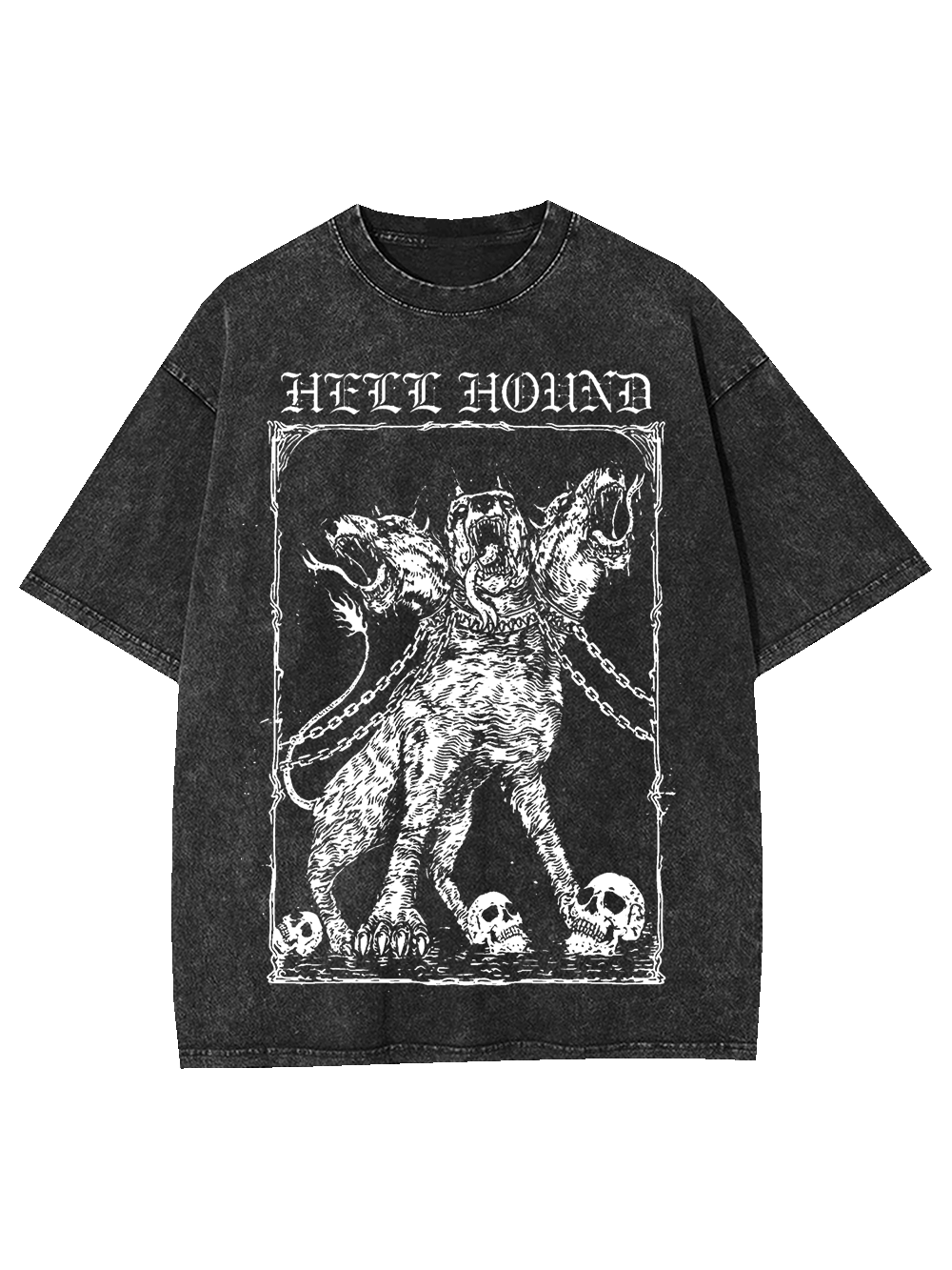 The Cerberus Unleashed Washed Tshirt