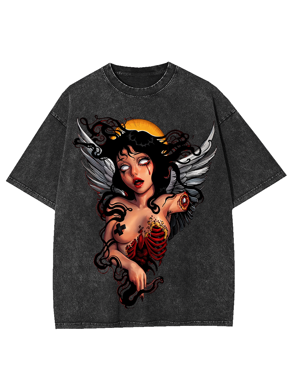 FALLEN ANGEL OF DESPAIR WASHED TSHIRT
