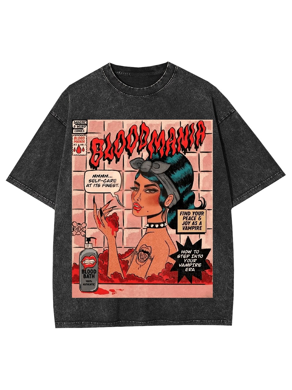 Blood Mania Washed Tshirt