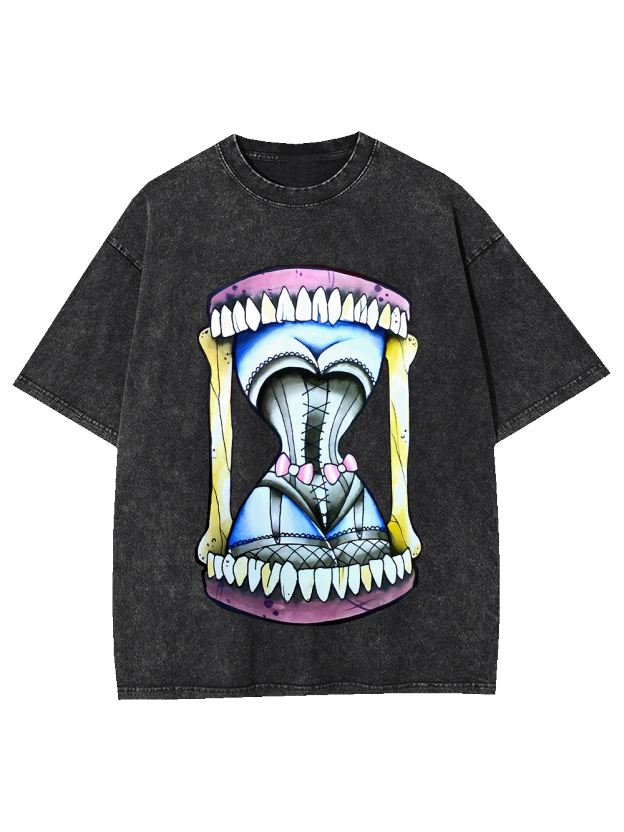 Hourglass of Teeth Washed Tshirt