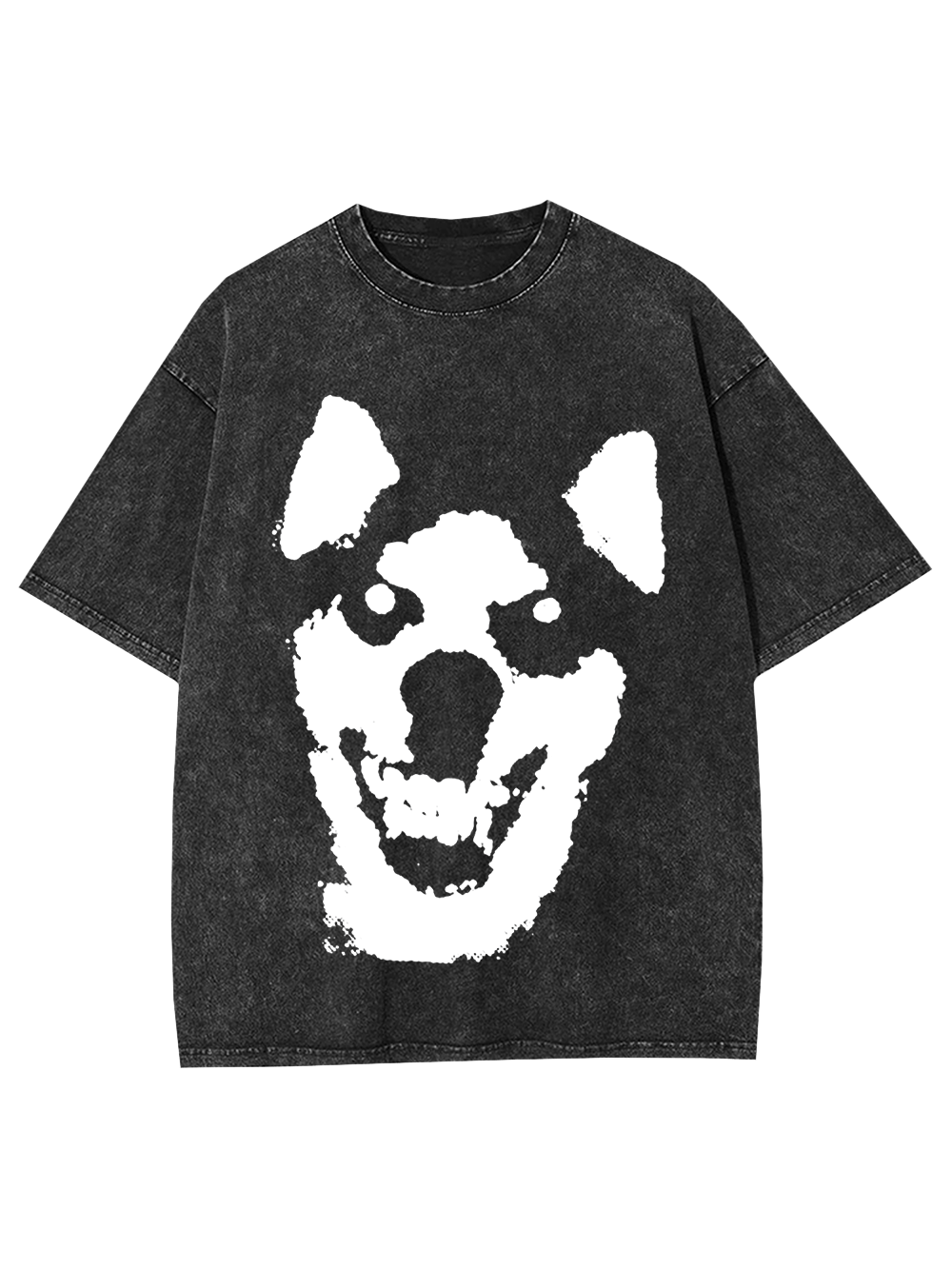 Pixelated Sinister Smil Washed Tshirt