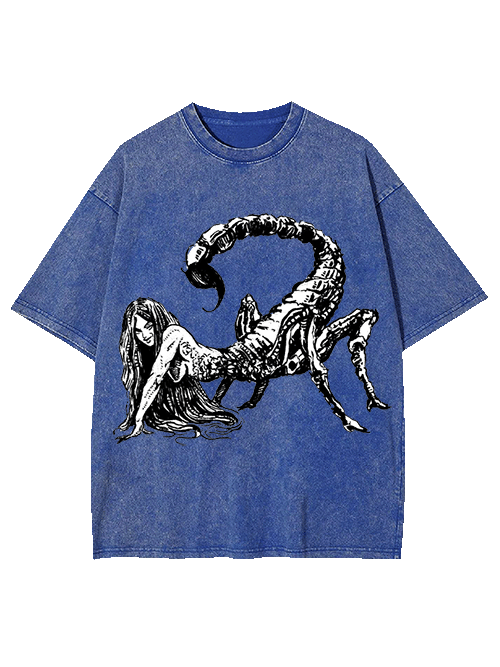 Scorpion Siren Washed Tshirt