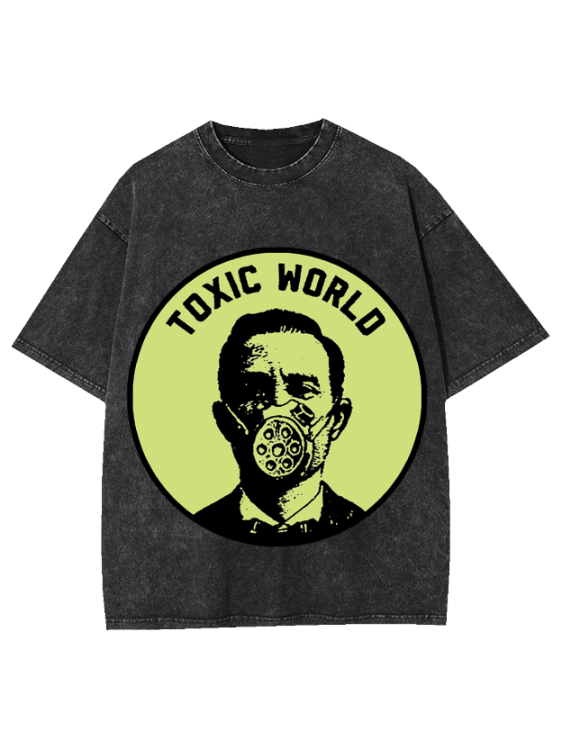Toxic World Washed Tshirt