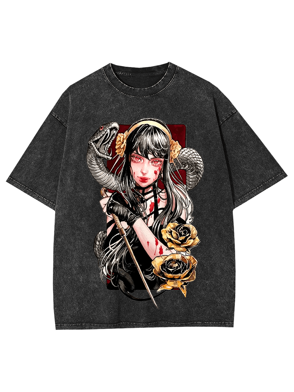 Venomous Beauty Washed Tshirt