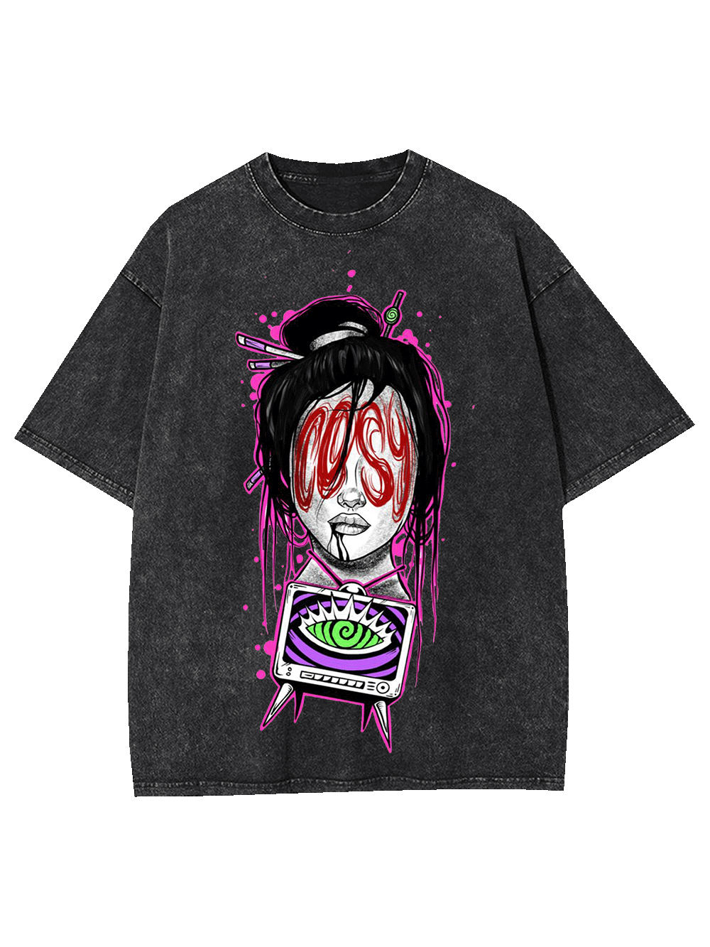 Mind on Display Washed Tshirt