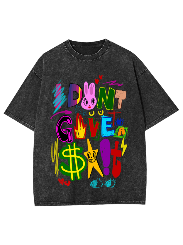 I Don't Give A $#!t Washed Tshirt